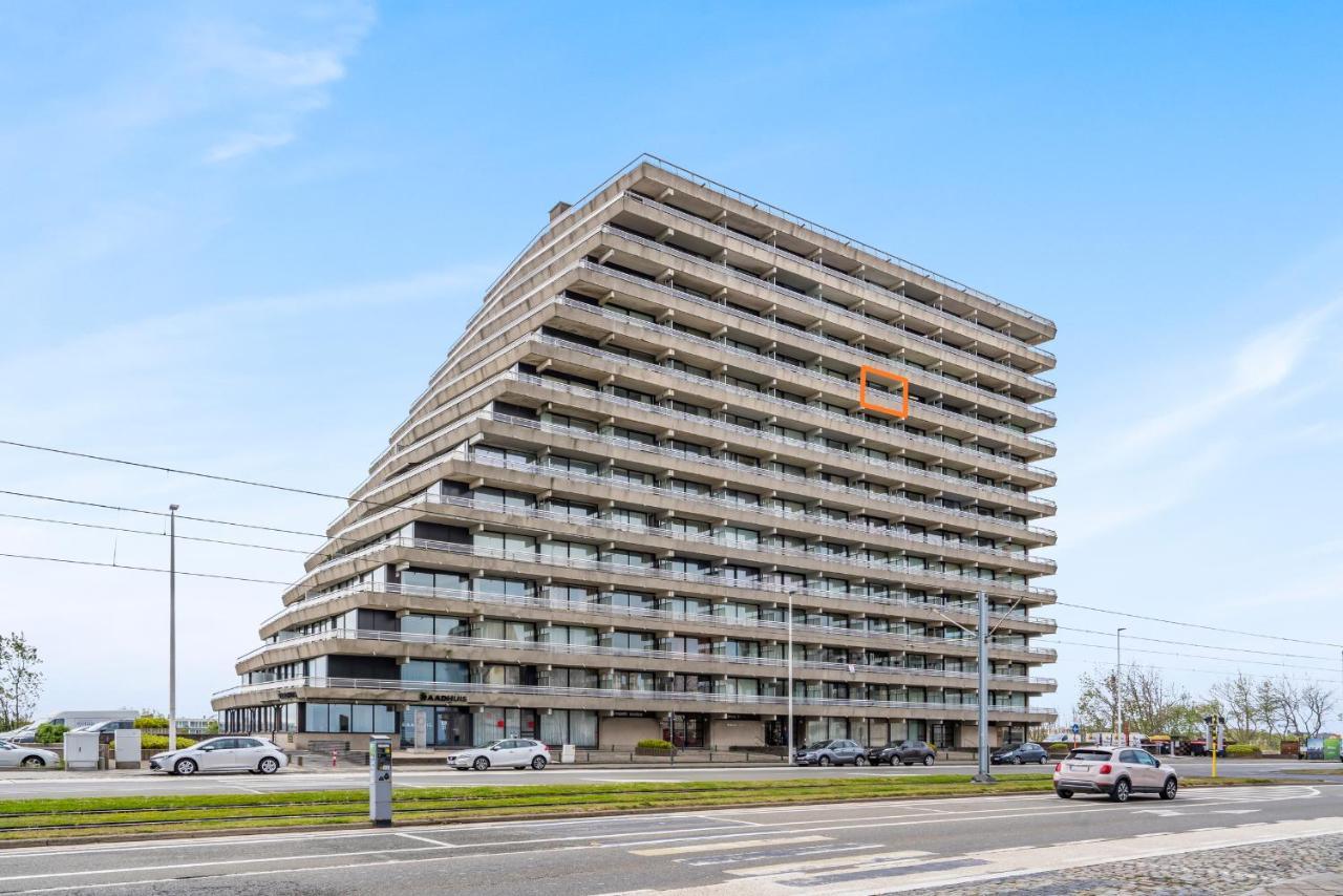 Luxueuze vakantiestudio met zeezicht en terras in Oostende Buitenkant foto